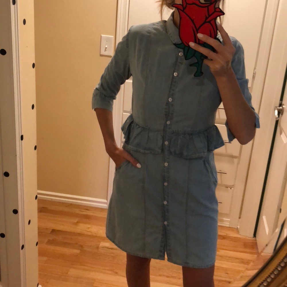 denim dress